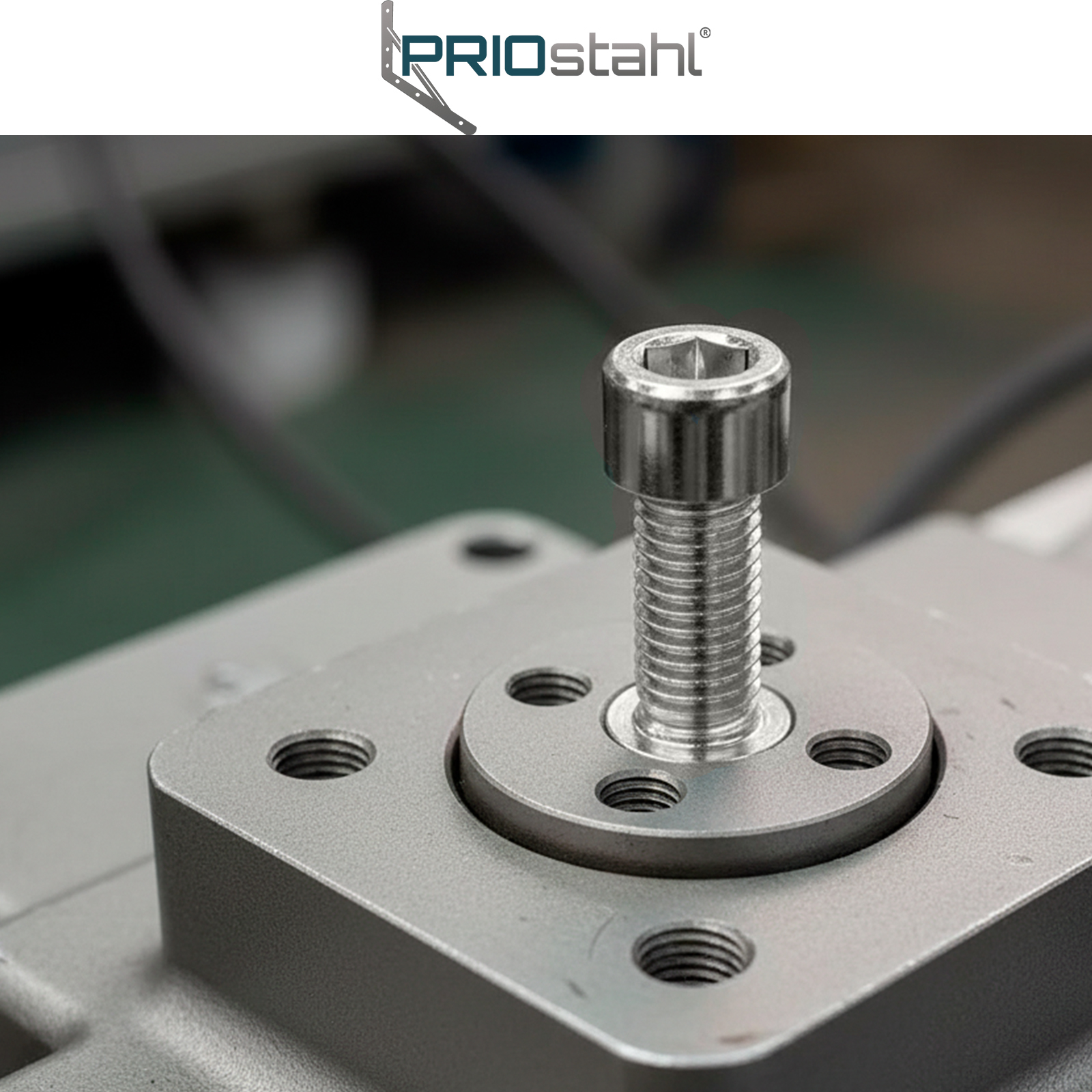 Zylinderkopfschraub im Einsatz