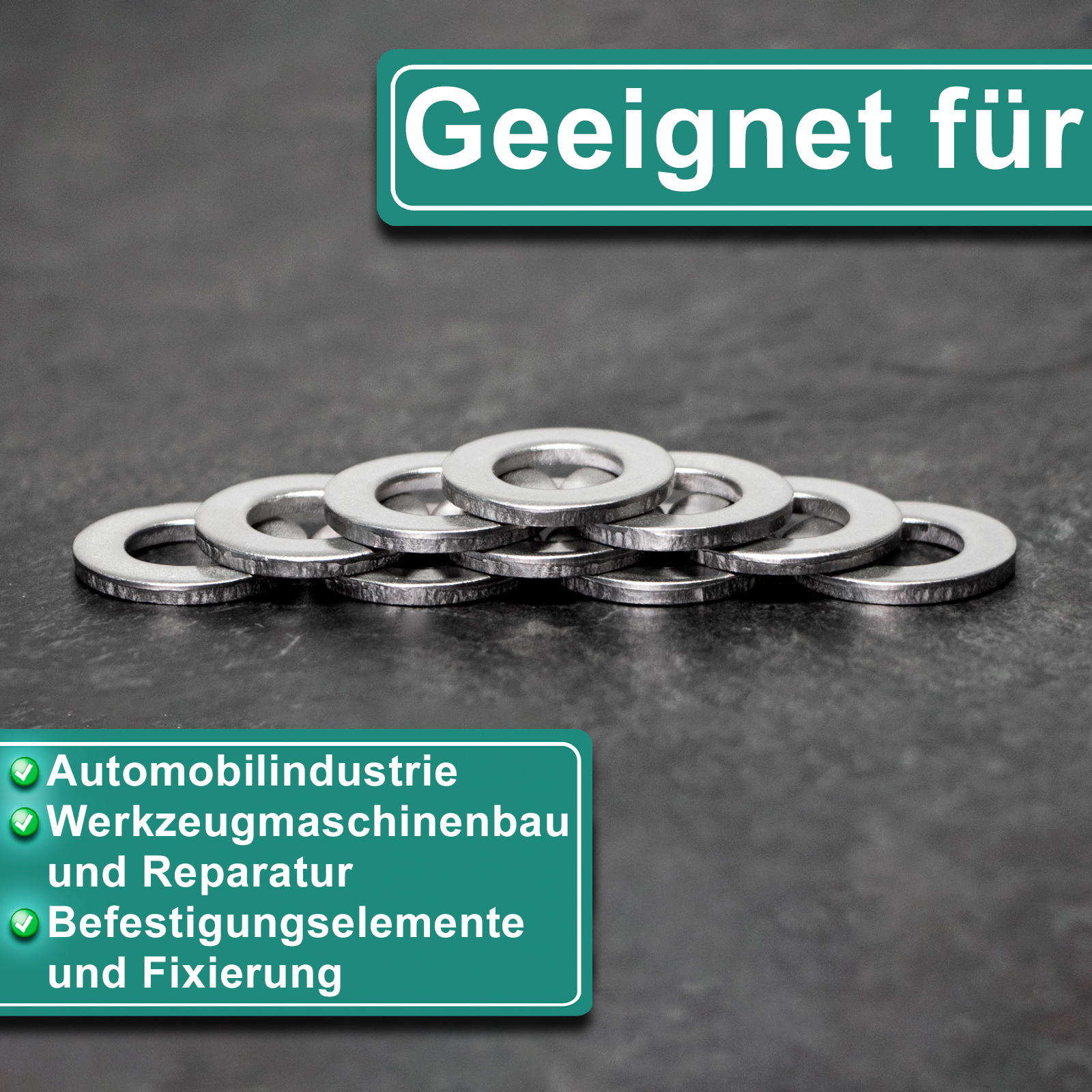 Unterlegscheiben 0,8 mm Dicke Metric M3/M4/M5/M6/M8/M10/M12/M14/M16/M18/M20  304 Edelstahl Unterlegscheibe : : Baumarkt