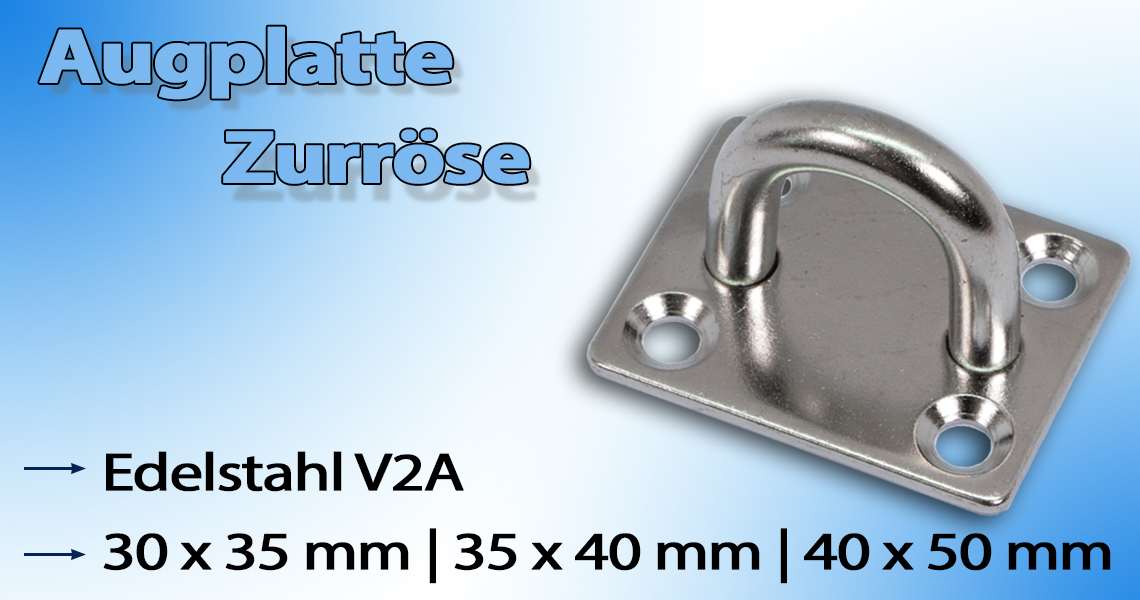 PROTECH 1 Stück Augplatte Rund mit schraube länge 40mm aus Edelstahl A2 Wandauge Ösenplatte Bügel Wandöse Decksplatte Befestigungshaken Mastplatte mit Öse PROTECH 1 Stück Augplatte Rund mit schraube länge 40mm aus Edelstahl A2 Wandauge Ösenplatte Bügel Wandöse Decksplatte Befestigungshaken Mastplatte mit Öse