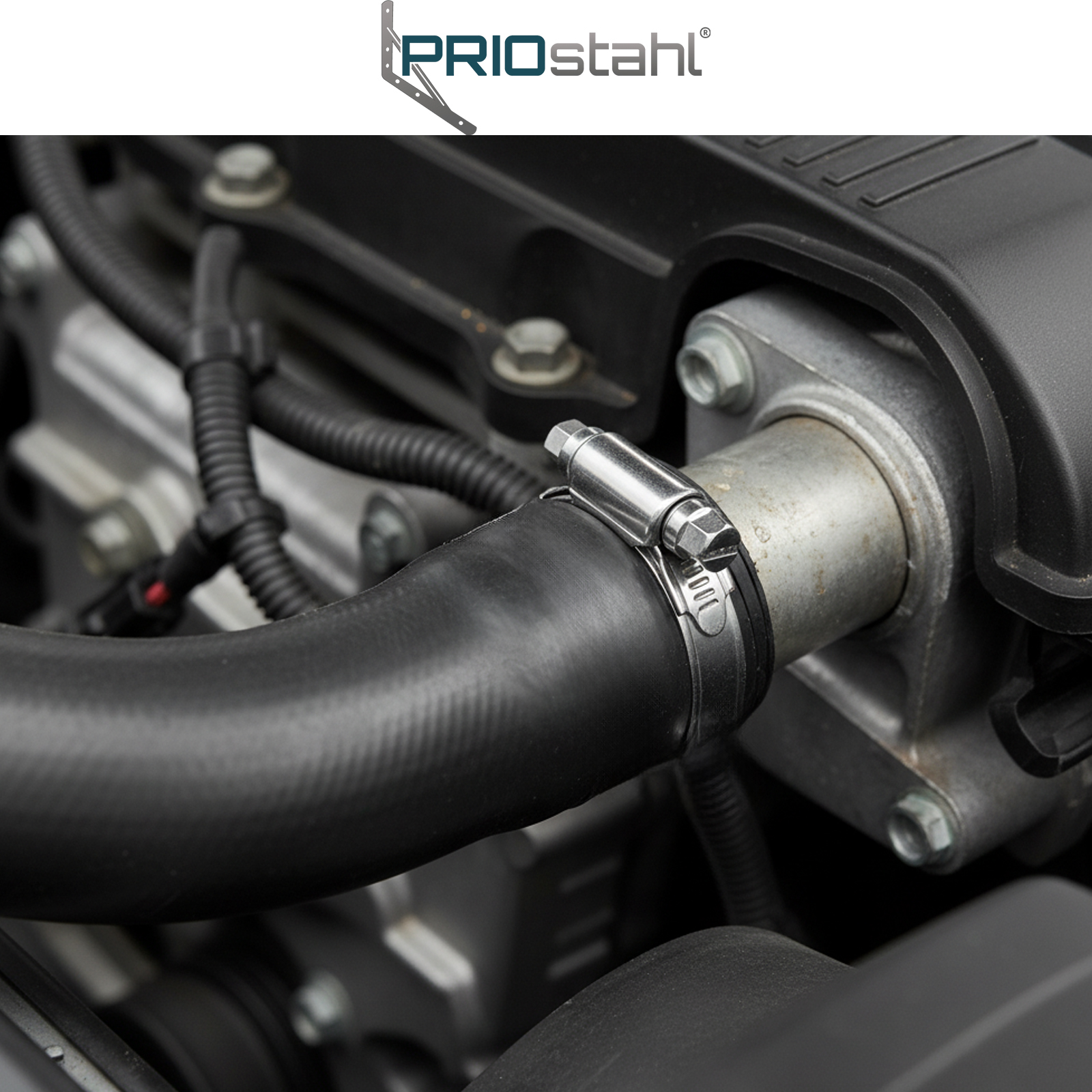 Schlauchschele an einem Schlauch